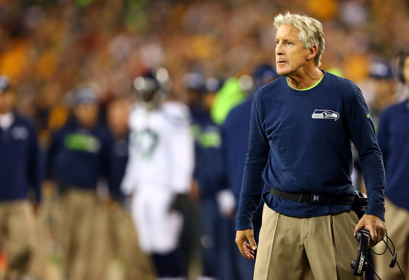 Illustration for article titled Pete Carroll Says The Refs Blew That Big Fumble Call